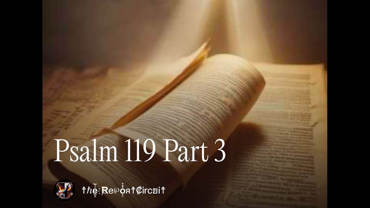 Psalm 119 Part 3