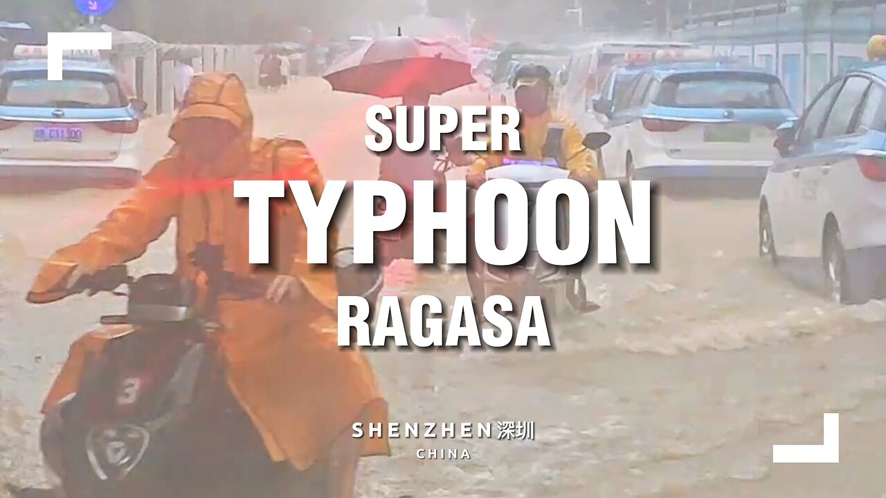 Super Typhoon Ragasa Shut Down Shenzhen!