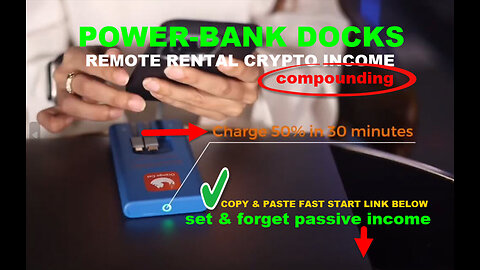 ORANGE CAT ENERGY (must see) PASSIVE POWER-BANK STATION RENTAL INCOME (part 1) TOP TEAM ROB BUSER