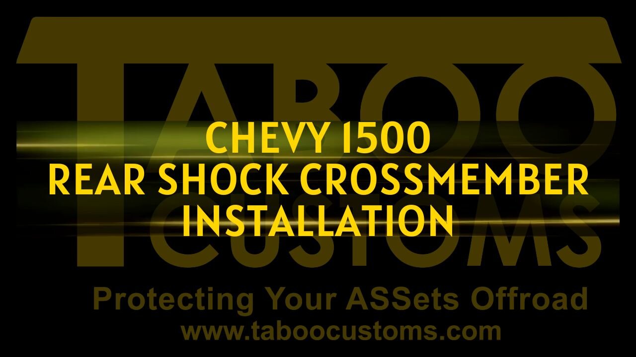 07-14 Chevy/GMC 1500 Rear Shock Crossmember Replacement