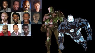 Animated Voice Comparison- War Machine (Iron Man)