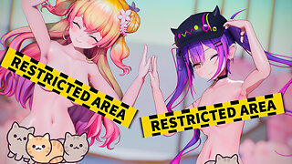 【MMD ホロライブ 4K/60fps】《Tokoyami Towa (常闇トワ) Momosuzu Nene (桃鈴ねね)》~《1 2 Fanclub いーあるふぁんくらぶ》