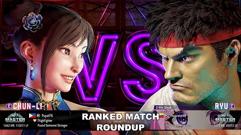 Kuya Kalbo SF6 Ranked Roundup. Chun Li Master Rank [Hori Fight Stick]