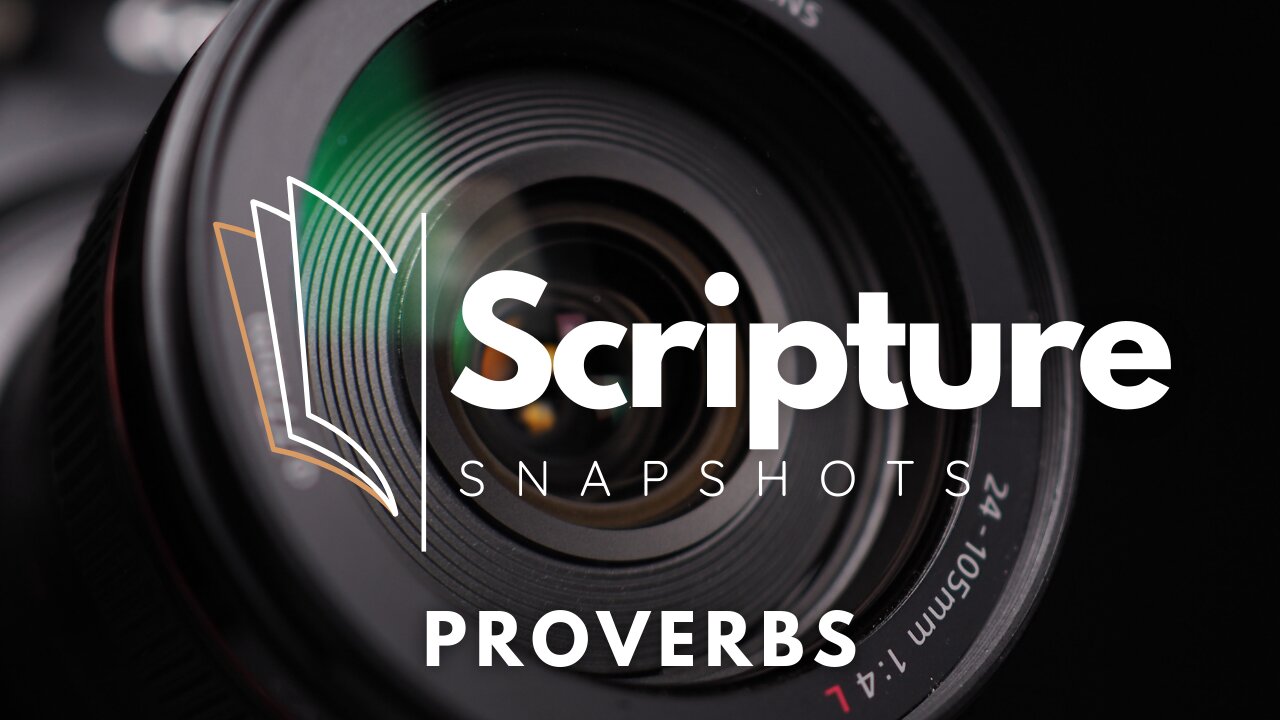 11-23-25 - Proverbs - Andrew Stensaas