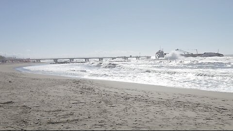 MARINA DI MASSA - MARE BURRASCOSO E TEMPERATURE SOTTOMEDIA, 05-10-2025
