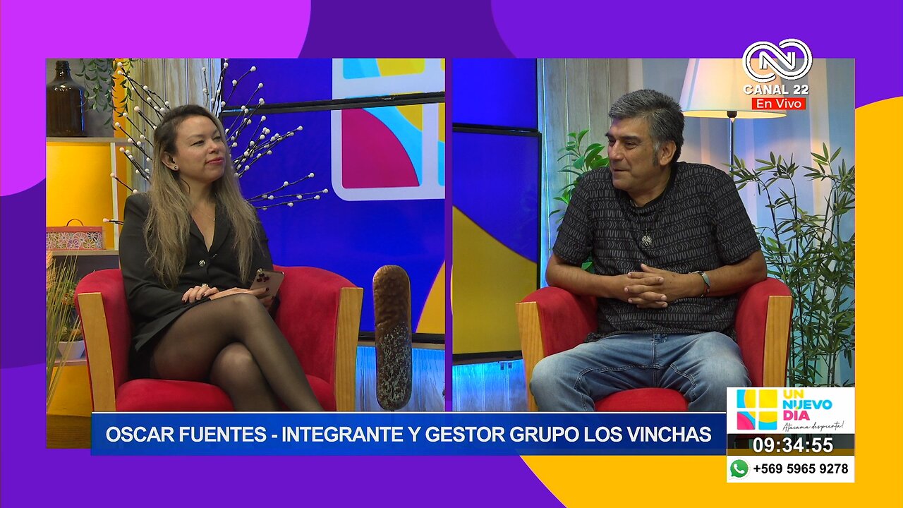 Oscar Fuentes integrande y gestor grupo Los Vinchas