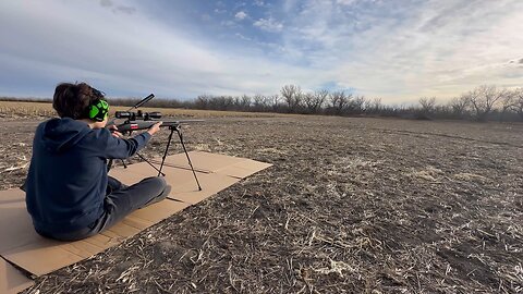 6.5 CM cold barrel at 165 yards