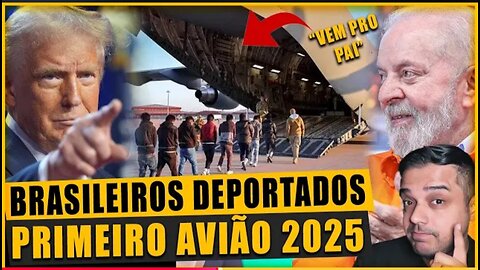 Primeiro AVIÃO com BRASILEIROS DEPORTADOS Chegou - Essa é a REALIDADE