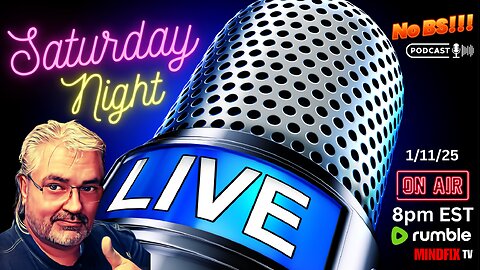 "Saturday Night" LIVE Podcast 8pm EST - 1/11/25