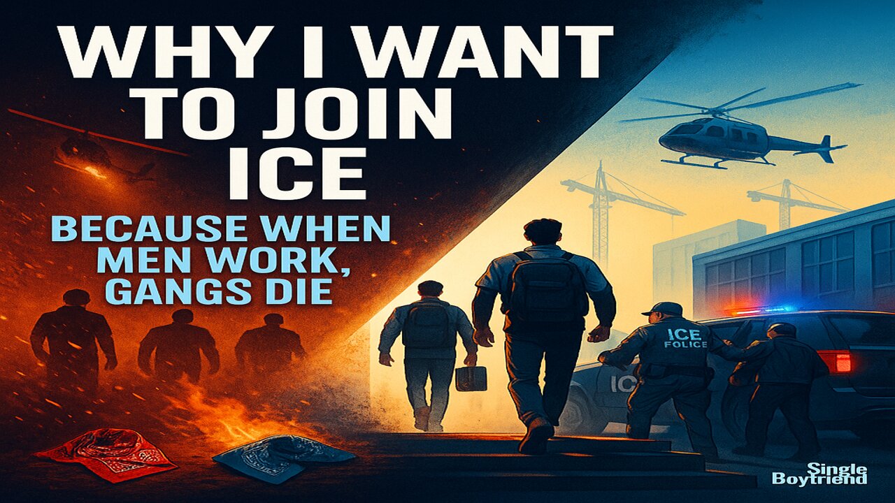 🚨 Why I Want To Join I.C.E… Crime Fell, Jobs Rose, And The Gang Culture Started To Collapse