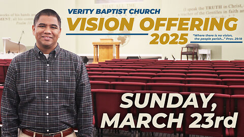 Vision Offering 2025 | Sunday, March 23rd