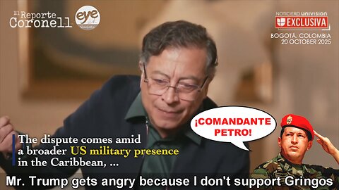 Colombia's Comandante, Gustavo Petro, interview with Univision