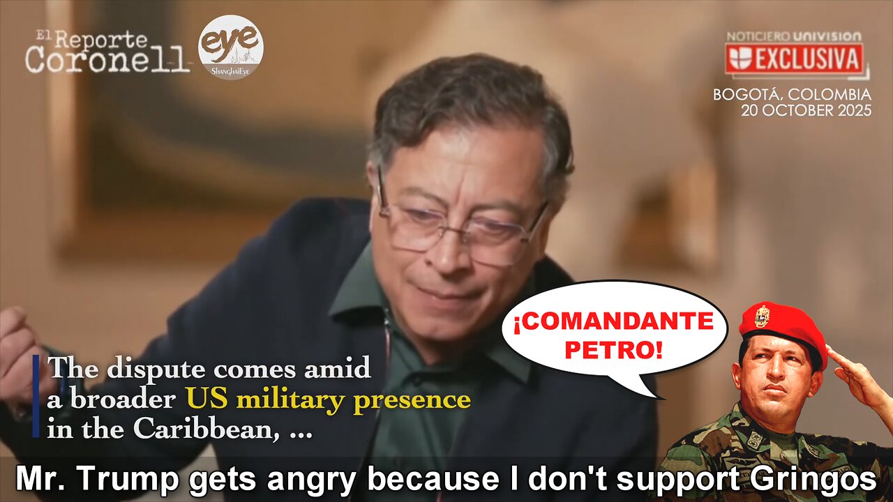 Colombia's Comandante, Gustavo Petro, interview with Univision