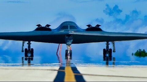 🛫 B-2 Stealth Bomber Takeoff 💨 Silent Power Lifting Into the Skies ✈️🔥 #StealthFlight