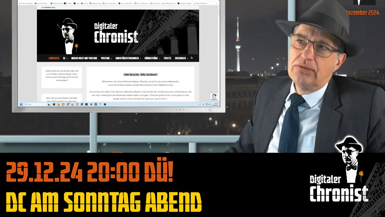 Aufzeichnung vom 29.12.24 DC am Sonntag Abend