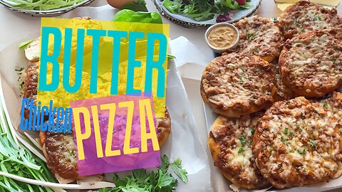 Butter Chicken Pizza 🍕🍗