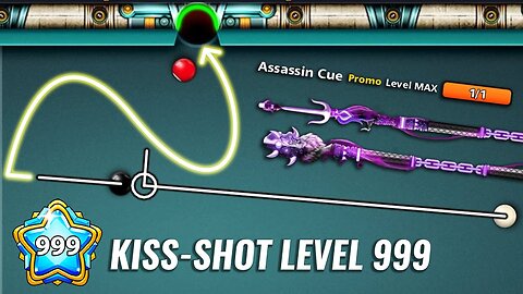 MADDEST DOUBLE KISS SHOT YOU HAVE TO SEE... GALAXY CUE GIVEAWAY (1/4) + Level 999 Shots