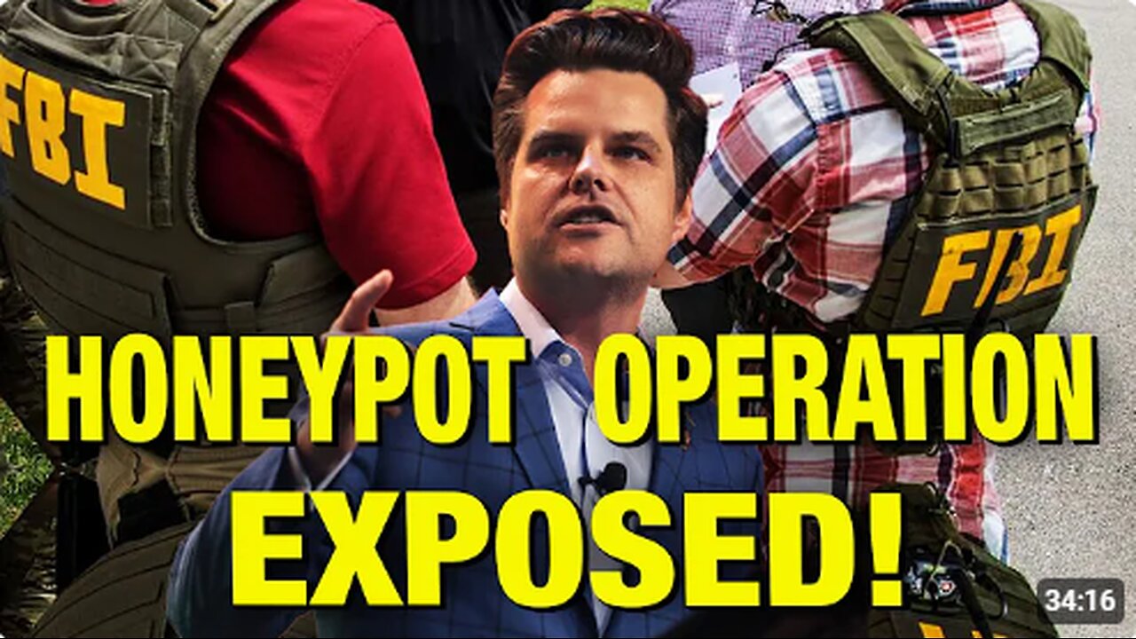 Matt Gaetz Sex Allegations Was A Honeypot Operation! w_ Ian Carroll