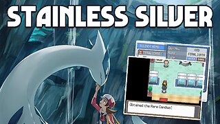 Pokemon Stainless Silver - GBA ROM Hack, QoL rom hack with 999 rare candies, new wild pokemon