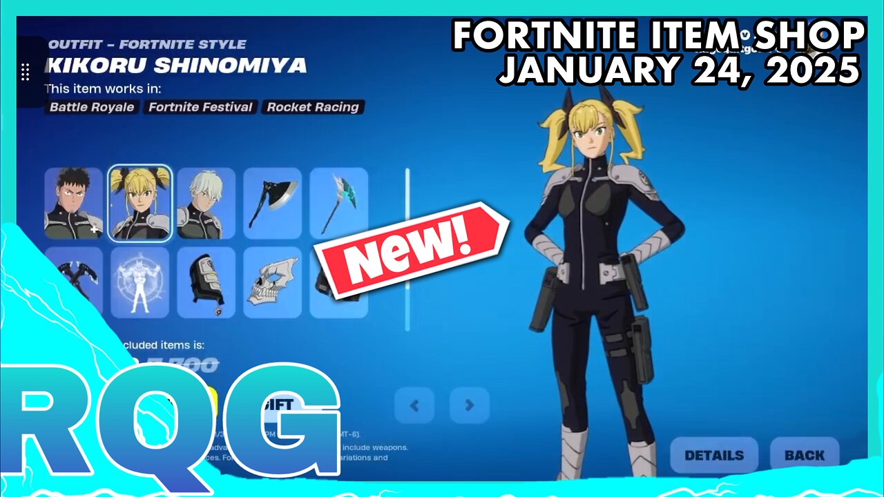 “NEW” KAIJU NO. 8 SKINS ARE HERE! FORTNITE ITEM SHOP (January 24, 2025)