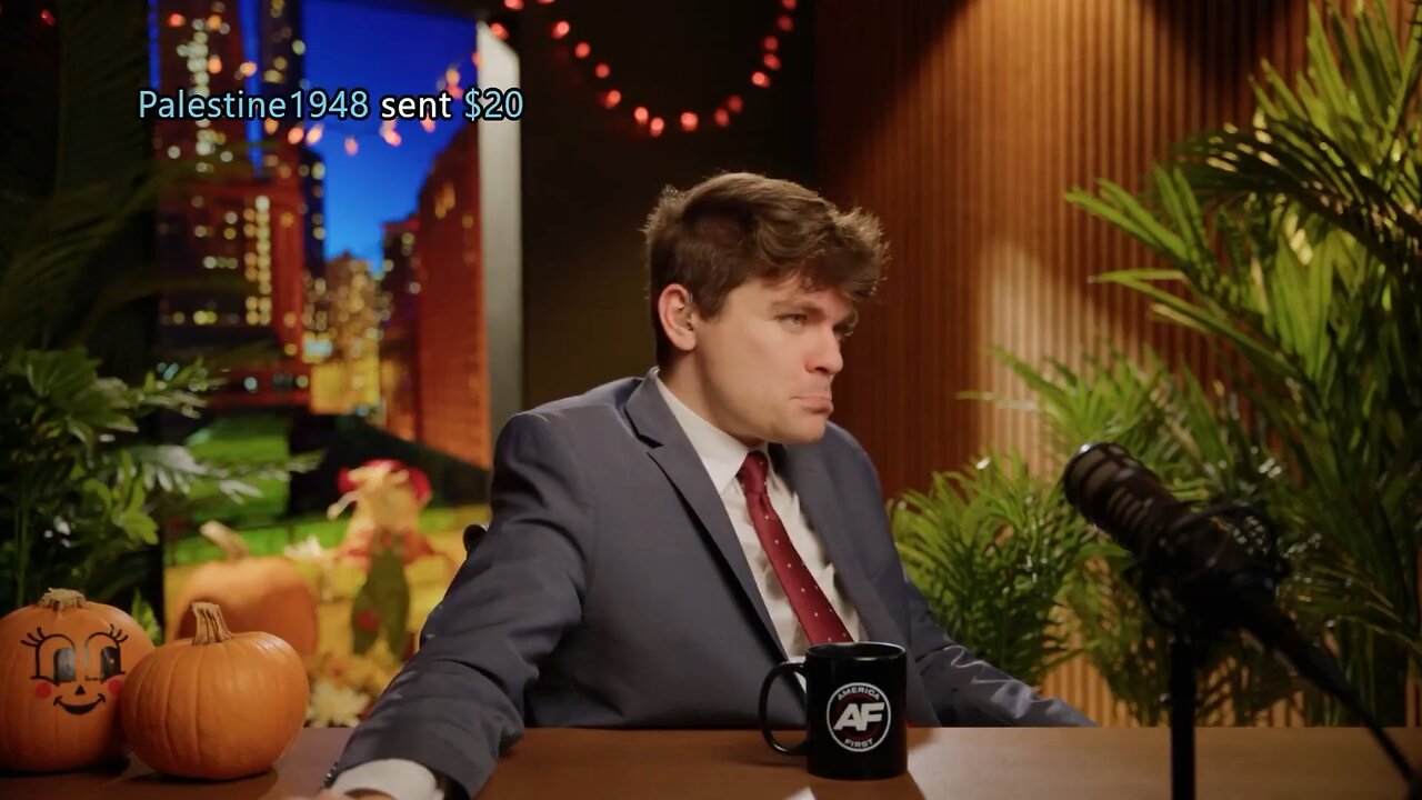 Nick Fuentes on moving to Palestine