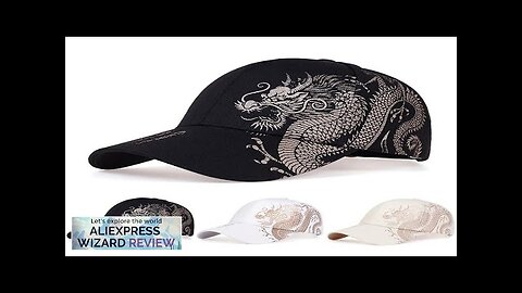 Unisex Golden Dragon Printing Snapback Baseball Caps Spring and Autumn Outdoor Adjustable Review