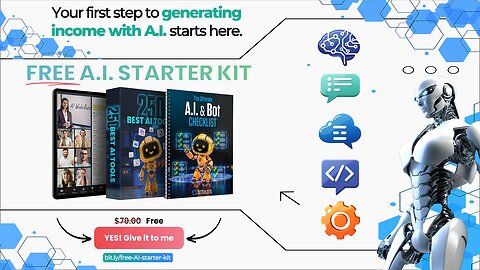 FREE A.I. Starter Kit & Live Webclass: Learn How to Use A.I. to Generate Leads, Sales & Income