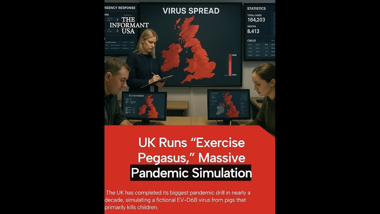 Breaking UK biggest pandemic simulation with virus targeting children