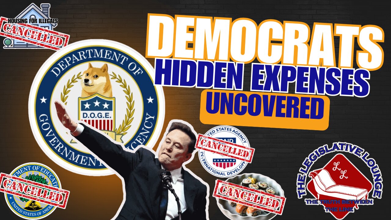 Episode #21 - The Legislative Lounge - Democrats Hidden Expenses Exposed
