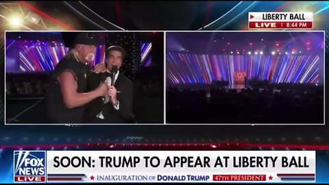 Hulk Hogan Rips Off Shirt & Wrestles Jesse Watters During Fox Inauguration Coverage