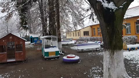 Primul omăt sau prima zăpadă la Vancicăuți, 24 decembrie 2025