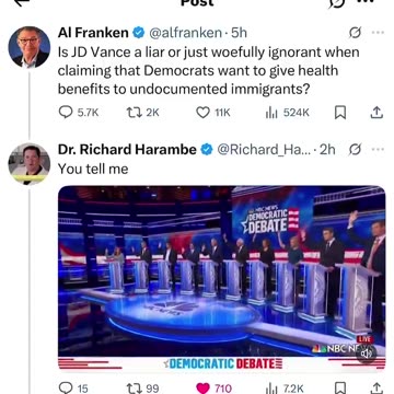 Do Democrats support healthcare for illegals_ You tell me