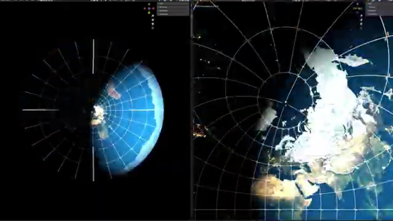 Flat Earth AE Model vs FE Dual Pole Model - The secret revealed at the end - Research Concave Earth