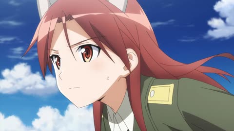 Strike Witches: Road to Berlin - Minna feeling off