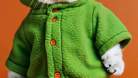 Frog Cat Dancing #cat #dancingcat #petdance #dancingpets #catdancer #dance #funny #frog #cute