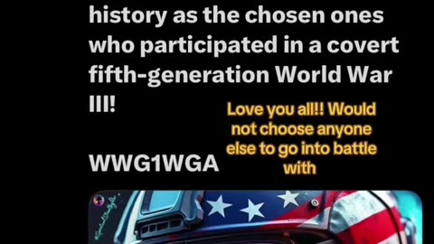 To all Anons, Digital Soldiers and Patriots