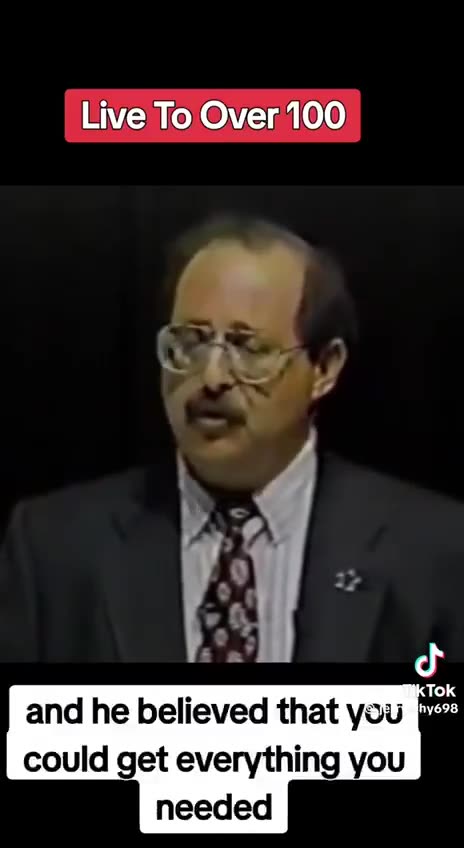 LIVE TO OVER 100 Dr Wallach