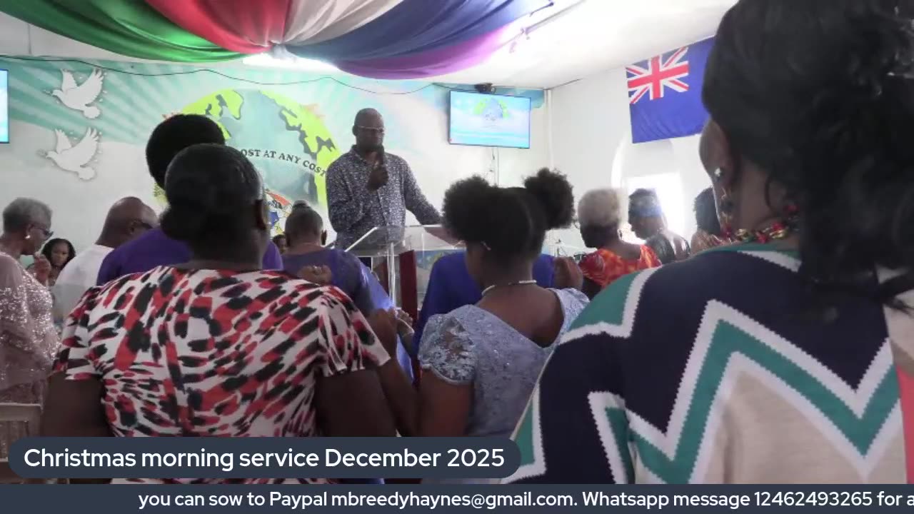 Christmas morning service December 2025