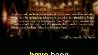 Power Through Violence: Machiavelli's Lesson - Johnathan Bi #leadership #violence #machiavelli