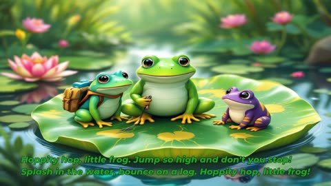 Melodic Adventures For Kids - 🎵 Hoppity Hop, Little Frog! 🐸🎶