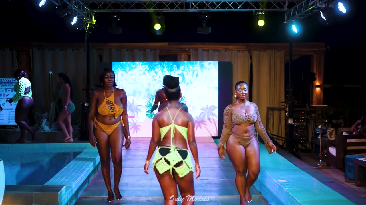 "Reeyah Swim at Alora Beach Resort | Afro Swim Week Ghana 2023"