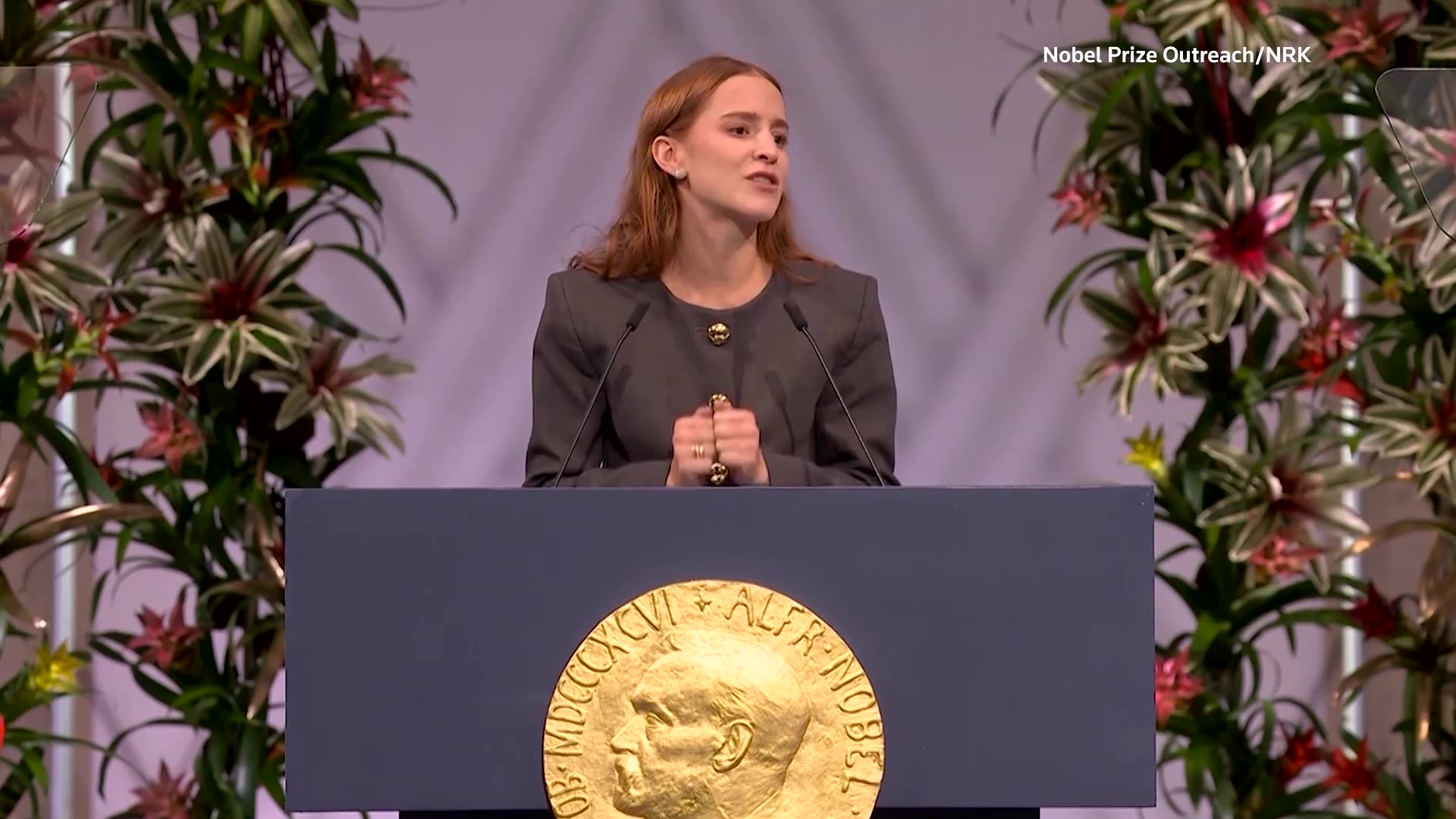 Democracies must fight for freedom, says Nobel laureate Machado