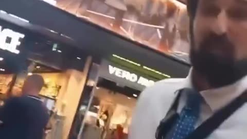 Irish father confronts foreign security guard after he harassed his young girls