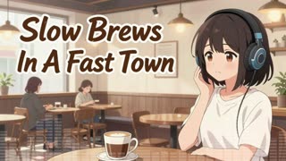 Slow Brews Quiet Thoughts LoFi Beats for Pausing the Noise in a Fast Moving Town