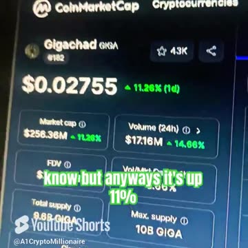 gigachad giga price prediction crypto news today #fyp