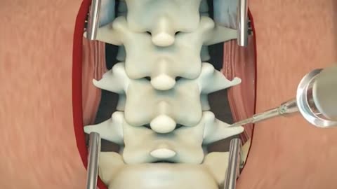 Lumbar Discectomy Surgery 3D Animation
