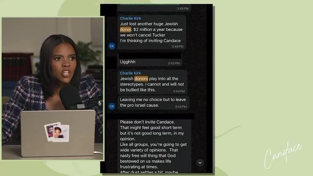 Candace Owens dropped some receipts regarding Charlie Kirk 48 Hours Before his Assassination