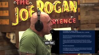 Rogan brutally mocked Clinton's demand that anyone connected to the Epstein files be exposed