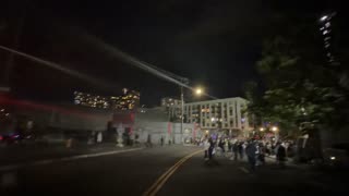ANTIFA threatens Citizen Journalist DHS Sniper puts laser on ANTIFA member to deescalate