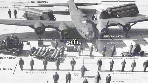 : The German Armies got frightened looking at American B-17 Bomber in the sky